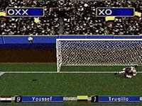 une photo d'Ã©cran de Sega Worldwide Soccer 97 sur Sega Saturn